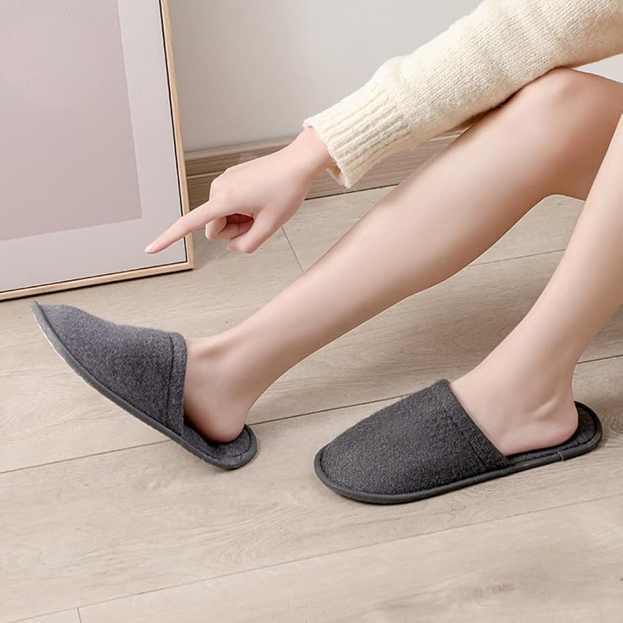 Riemot Herren Hausschuhe Aus Frottee - Bequeme Pantoffeln Für Sommer & Indoor