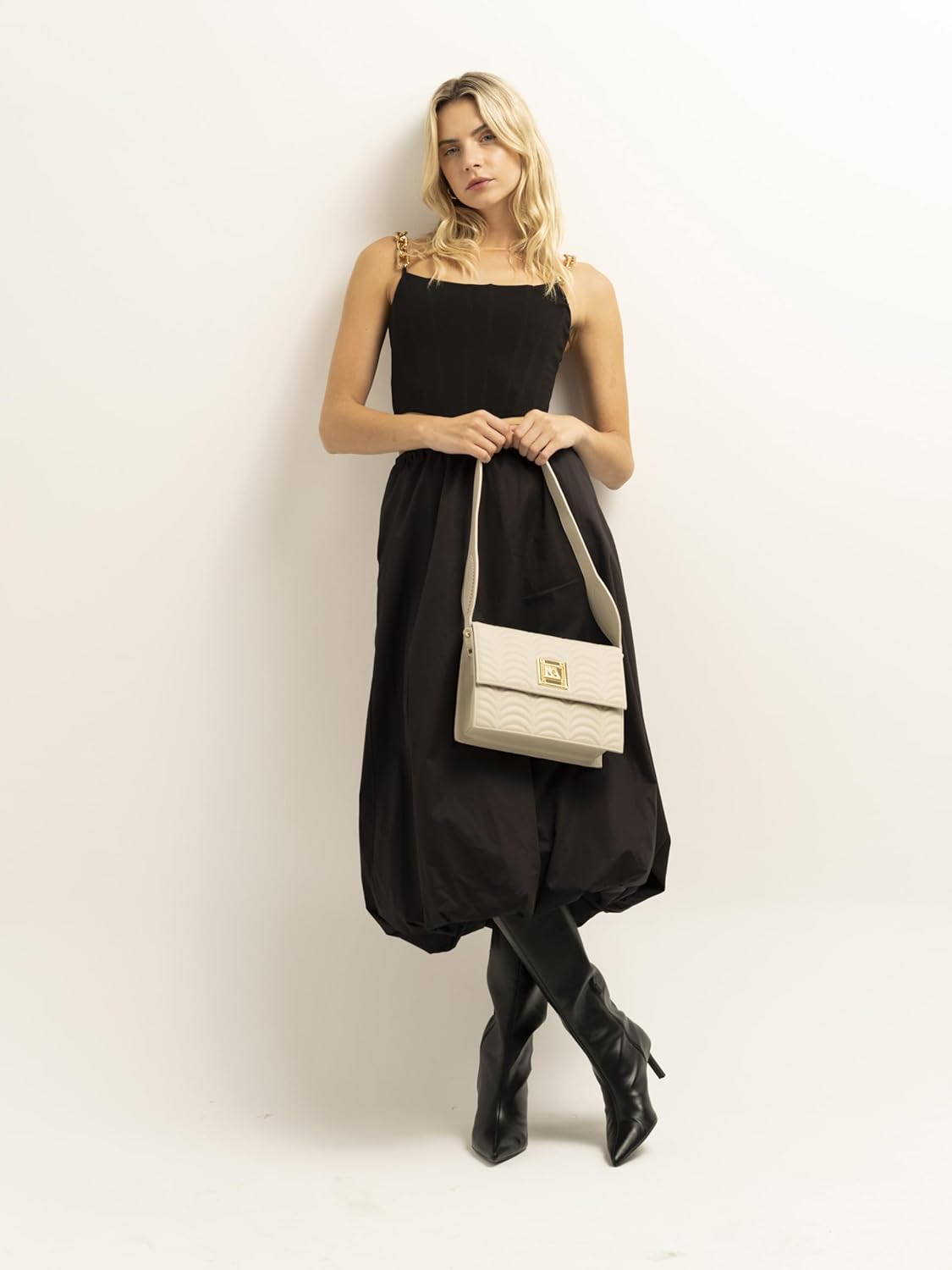 QUEEN'S N°1 Vegan Leather Shoulder Clutch Satchel Designer Bag Medium Evening Casual Party Work Women Handbag - Image 10