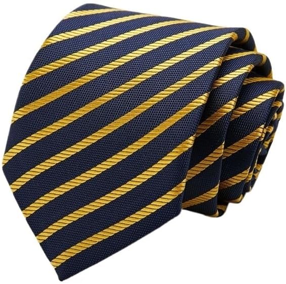 Men Commercial Affairs Tie Formal Dress Interview Stripe Necktie Career