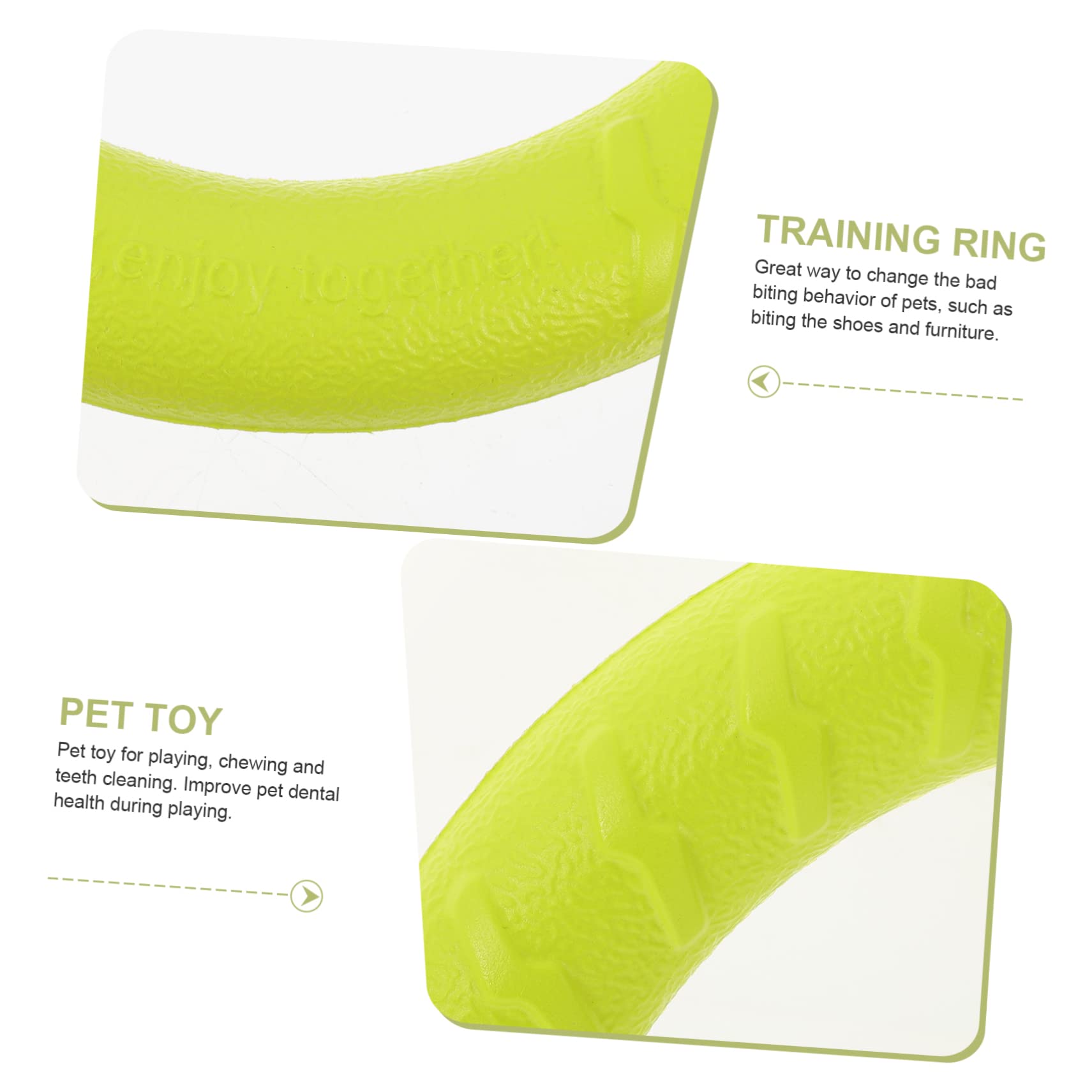 POPETPOP 3st Trainingsring Für Hunde Beißspielzeug Für Welpen Spielzeug Zur Haustierjagd Hunde-Flyer-disc Kauspielzeug Für Hund Wirft Spielzeug Hund Kauring Kauen Werkzeug Eva