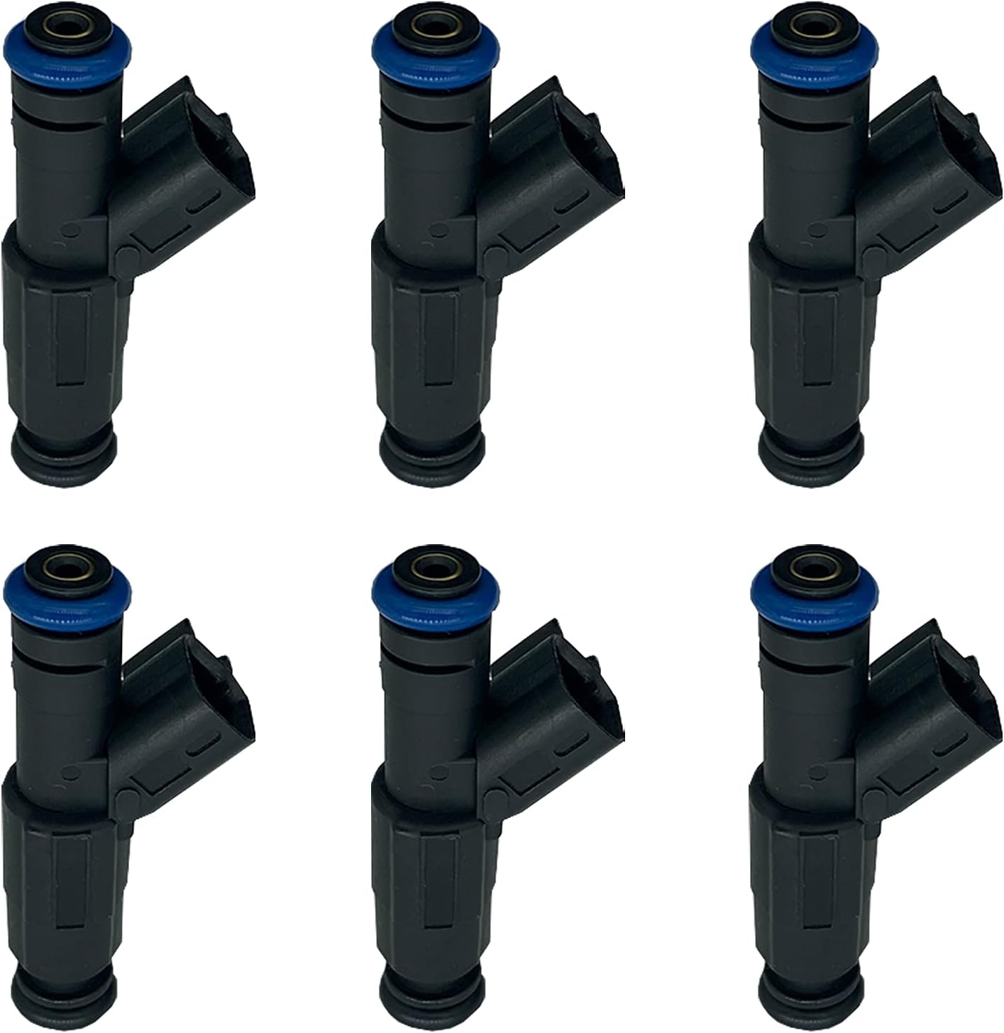 Set of 6 Fuel Injectors 4 Holes Nozzles 4.0 for 1999 2000