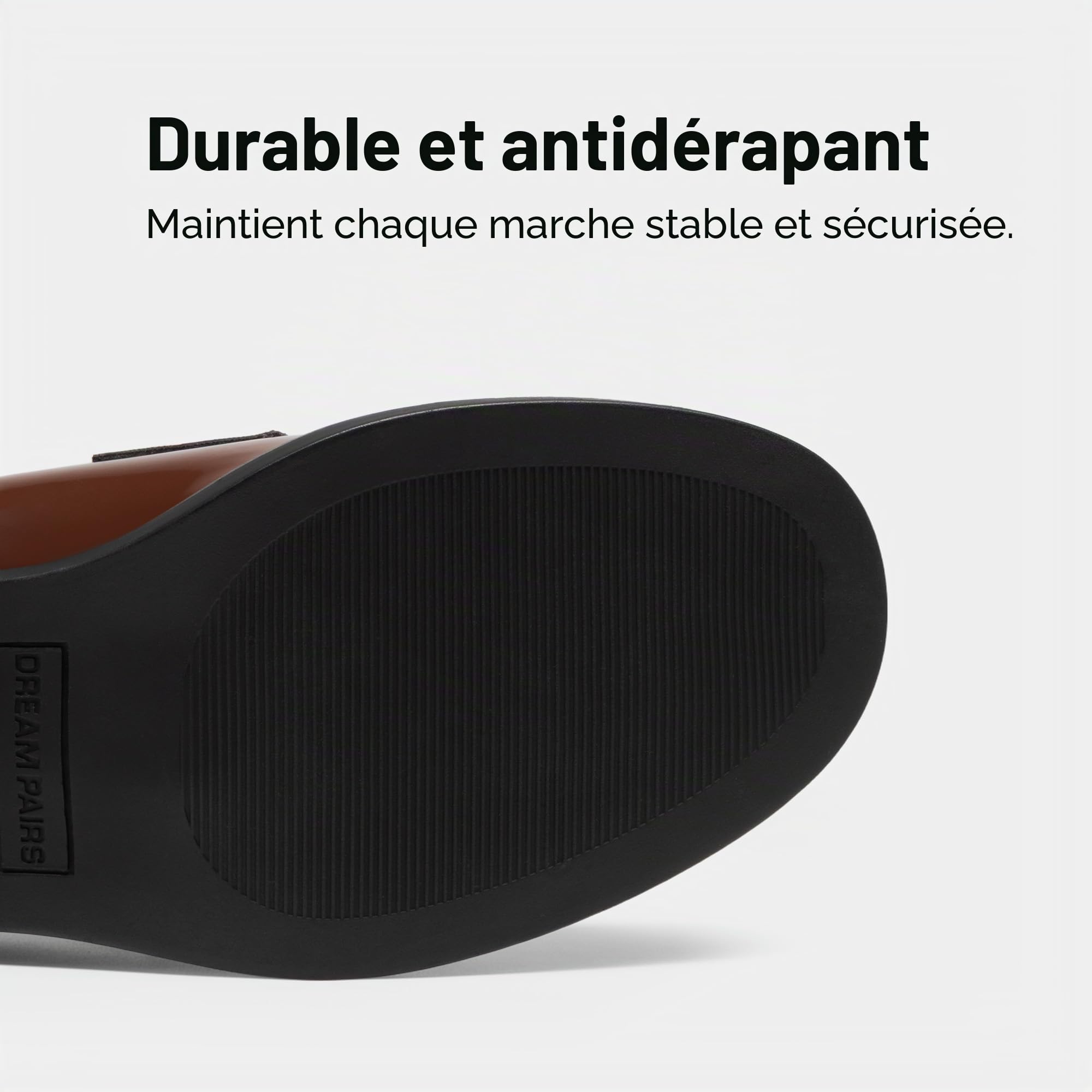 DREAM PAIRS Mocassin Femme Confortables à Enfiler, Loafer Style Penny avec Mors Métal, Chaussures Femme Décontractées Chic pour Travail et Quotidien