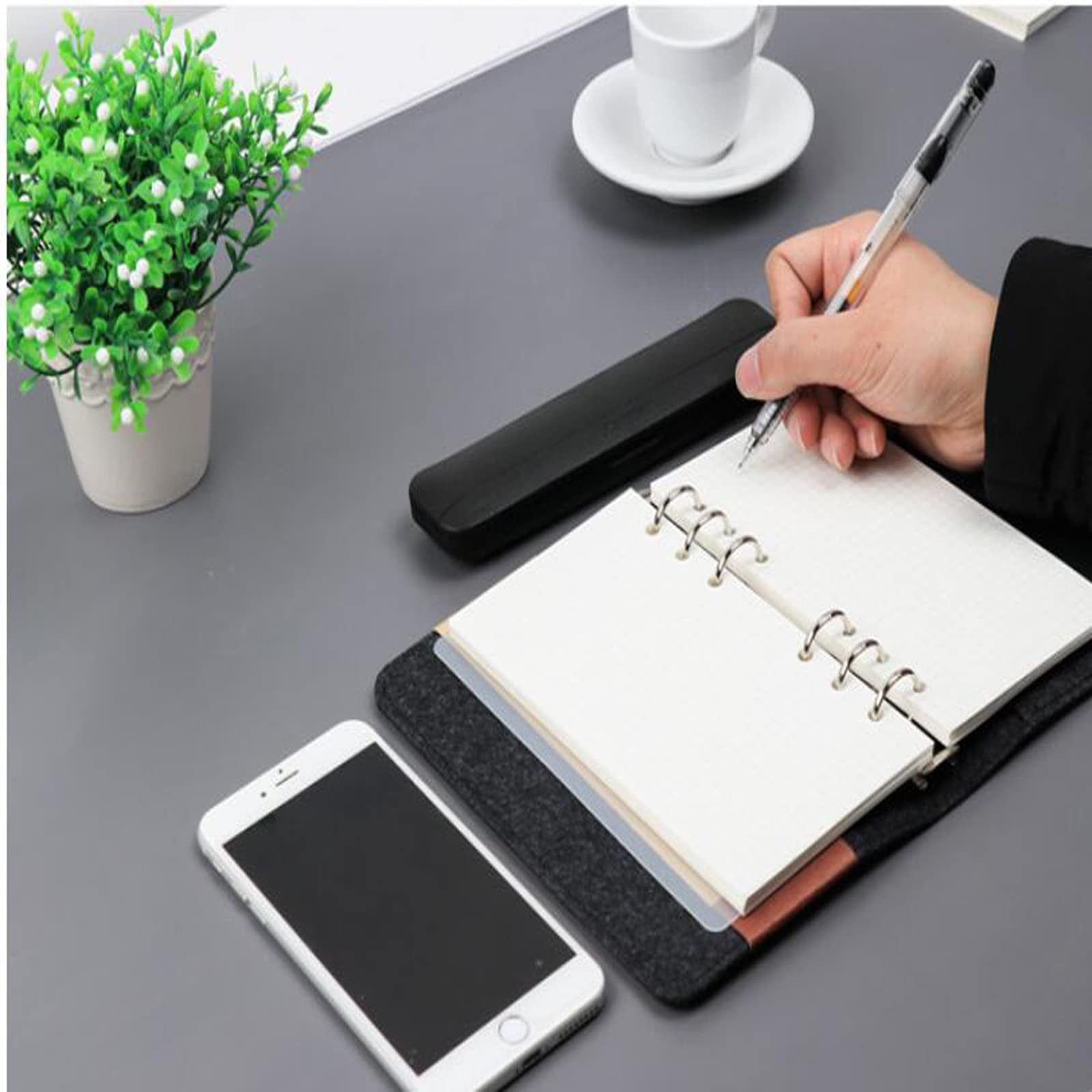 4x A5 Nachfüllpapier 100g/m² - Liniert, 180 Blatt Für Ringbuch, 6-Loch-Lochung