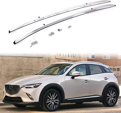 Amazon Chebay Fits For Mazda Cx 3 16 17 18 Crossbars屋根ラッククロスバー屋根レール荷物ラック荷物キャリア カーキャリア ルーフボックス 車 バイク