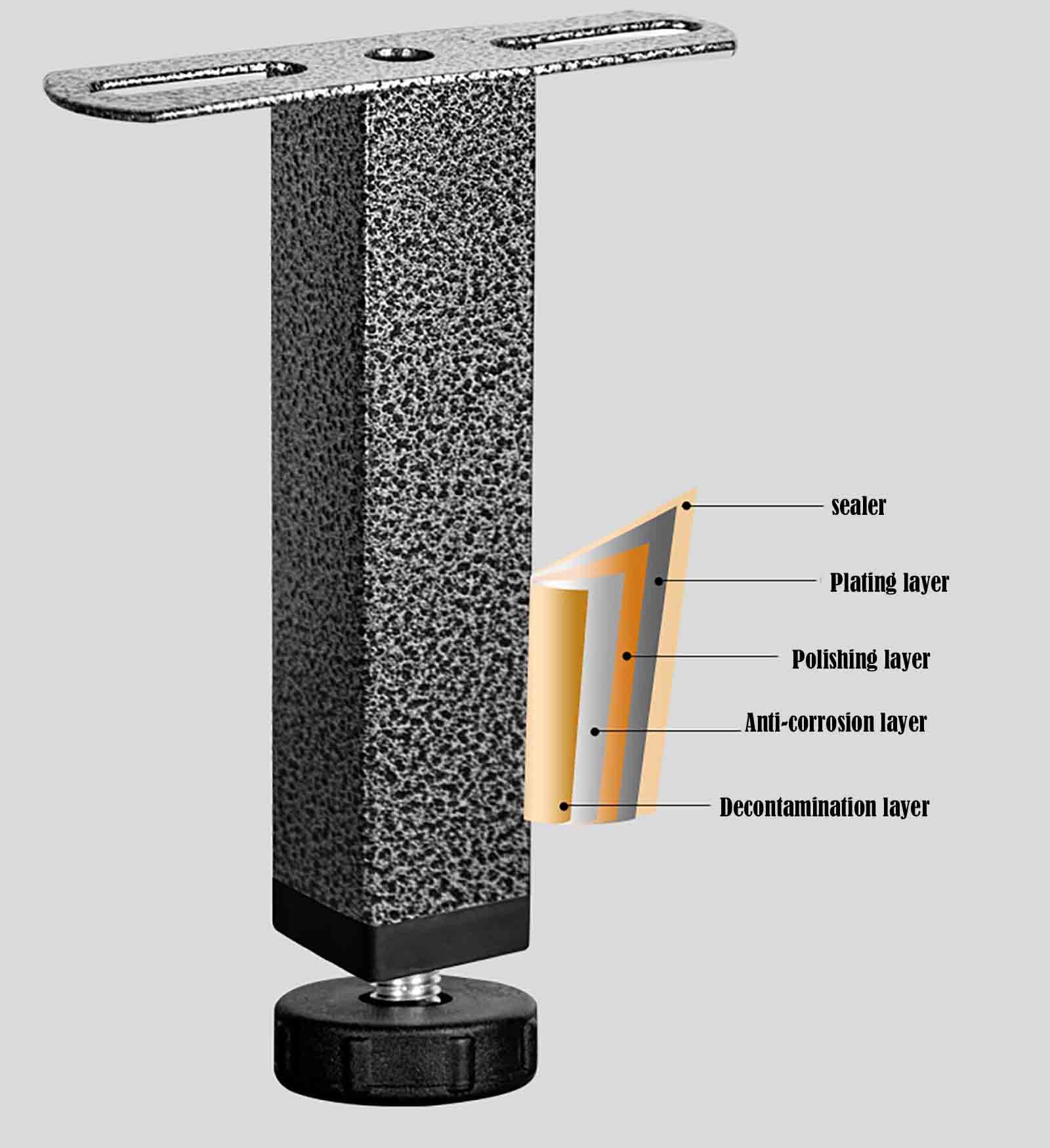Auvent de Porte de fenêtre incurvé Silencieux avec Protection UV, Supports en Alliage d'aluminium, résistant à l'eau et aux Chocs, Couverture extérieure en Polycarbonate Marron (80 x 260 cm)