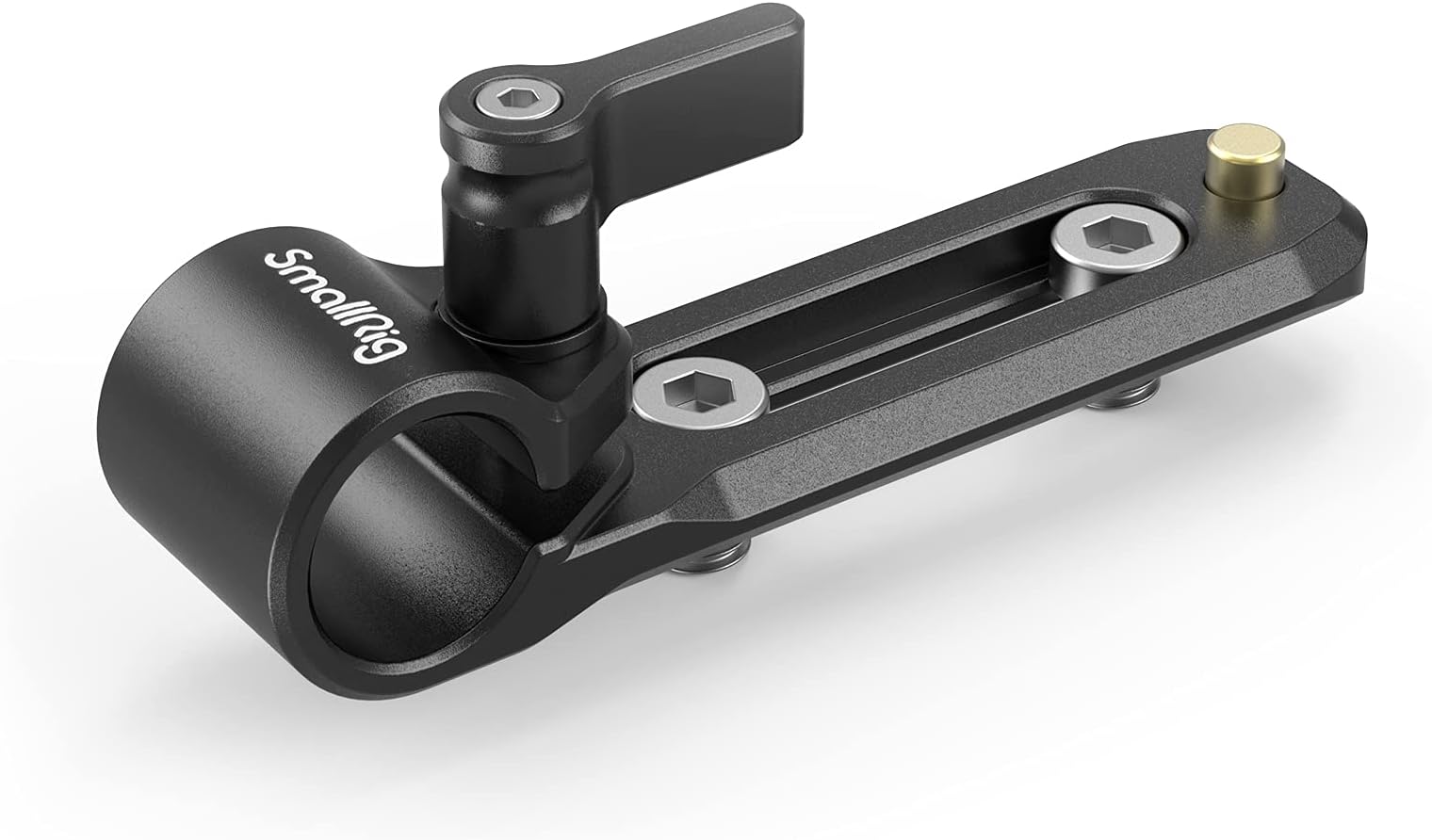 SmallRig 15mm Single Rod Clamp with Integrated NATO Rail - 3011