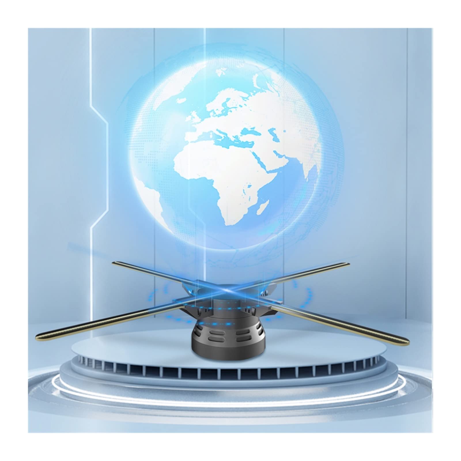 iumLeap 3D Hologram Fan,Hologram Projector,Holographic Imaging Player,Support Images and Video Splicing (100cm)