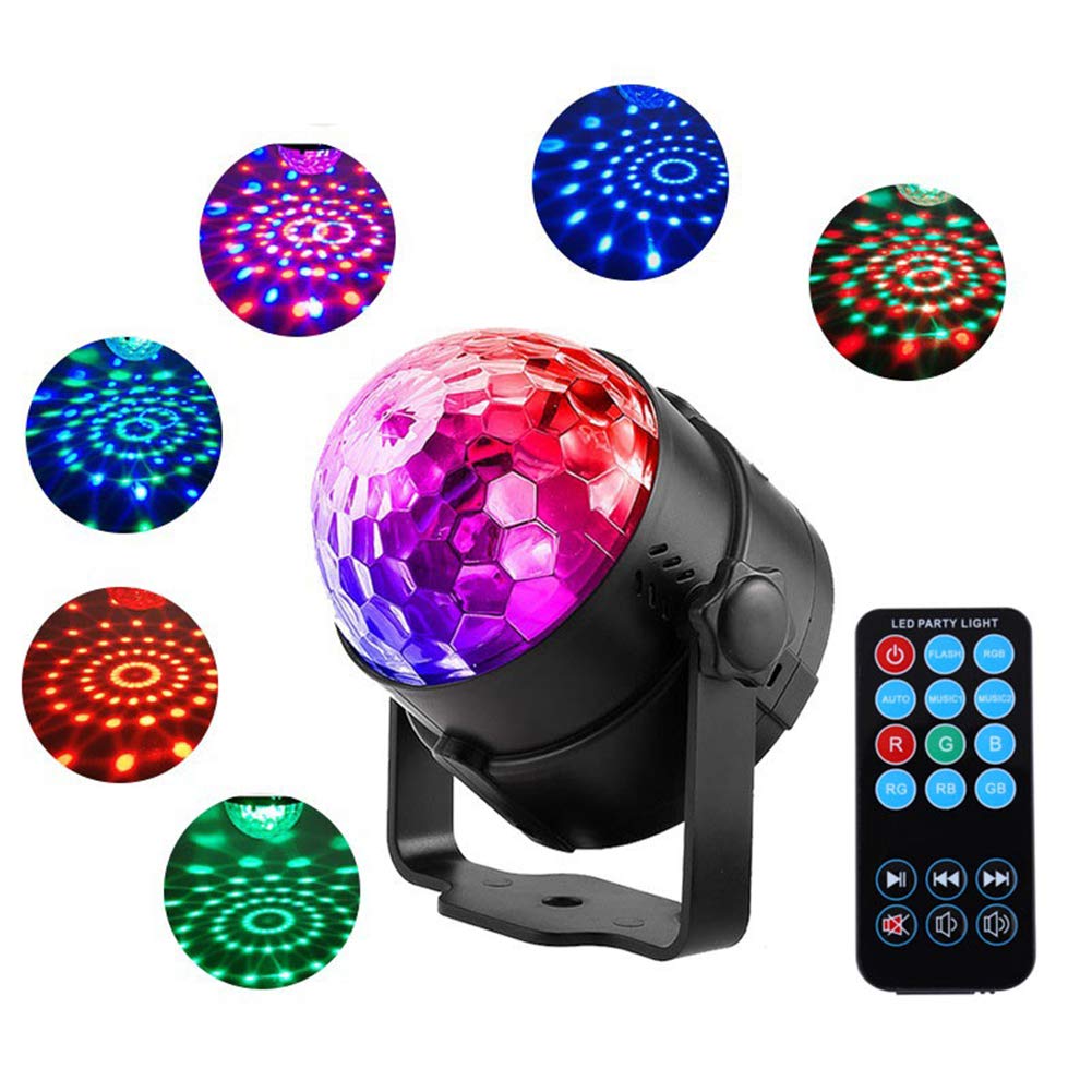 UrtronixDisco Ball Light LED Party Light RGB Stage Lights for DJ, Karaoke, Wedding, Club
