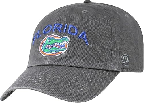 Florida Collegiate Adjustable Hats (Adjustable Hats, Florida Charcoal Arch)
