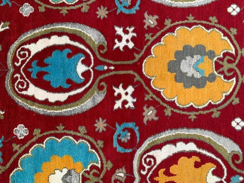 5x7 Afghan Chobi Rug Hand Knotted Wool Area Home Decor Carpet 220 x 150 cm