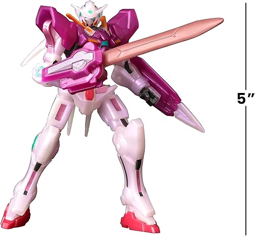 Miniatura 5 de BANDAI Gundam Universe Figura de acción de 4.5 pulgadas Infinity Exclusive - GN-001 Gundam Exia Trans-Am Modo