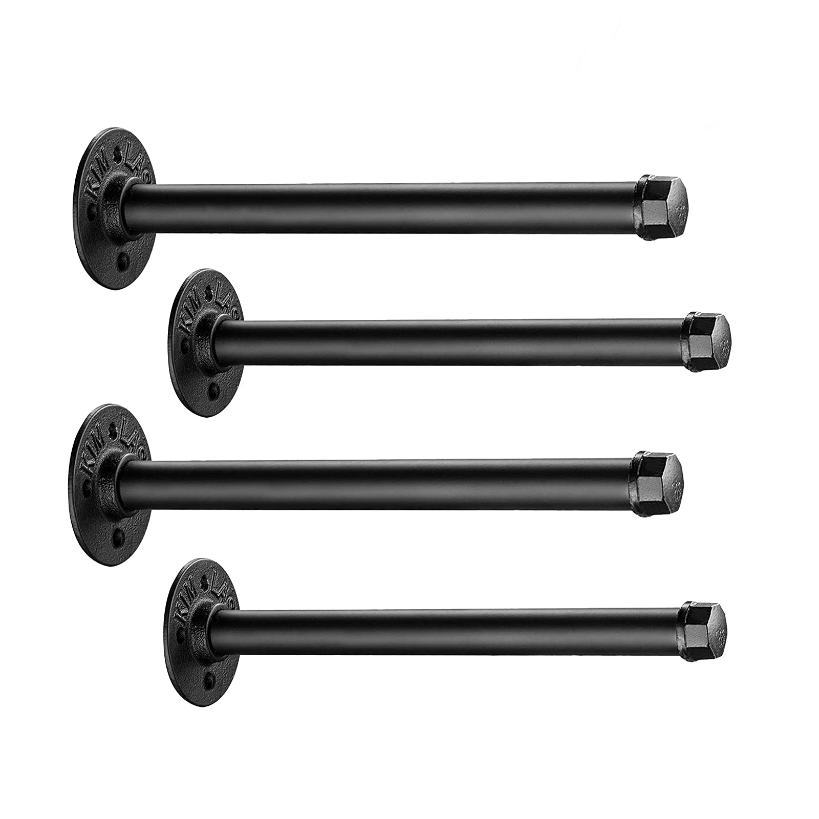 Buy iflove Industrial Pipe Clothing Rack, 11.8 Inch 4 Pack Brackets