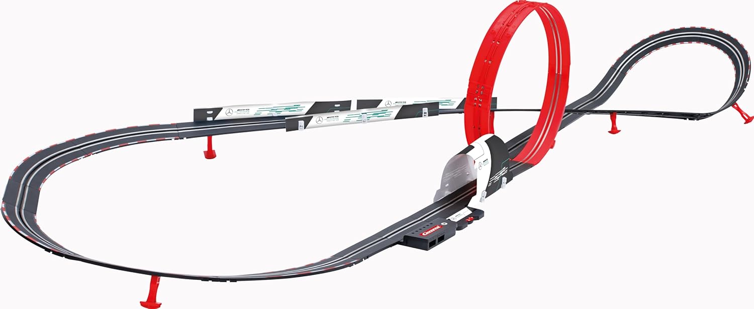 Carrera GO!!! Challenge Formula Qualifying Race Track Set I Racetracks and Licensed Slot Cars | Up to 1 Player | For Boys and Girls from 6 Years & Adults I Slot Car Race Track Scale 1:43