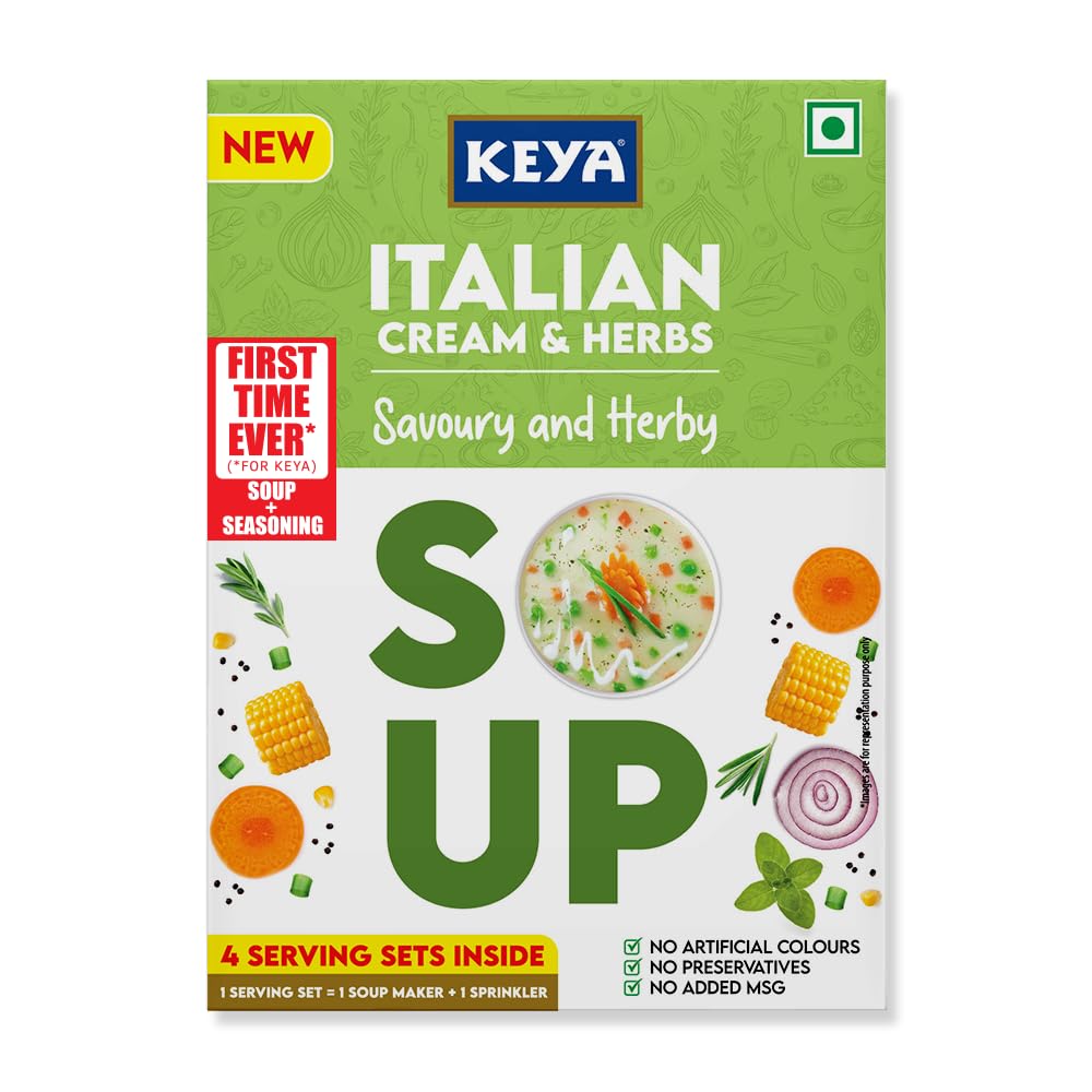 See full amazon price history chart for Keya Fresh and Delicious Italian Soup | Cream & Herbs | Instant Mix | Savoury & Herby | No Added Preservatives | No Chemical | Serves 4| 44g Keya Fresh and Delicious Italian Soup | Cream & Herbs | Instant Mix | Savoury & Herby | No Added Preservatives | No Chemical | Serves 4| 44g (B0CLJR4BQS) Amazon Price History, Amazon Price Tracker