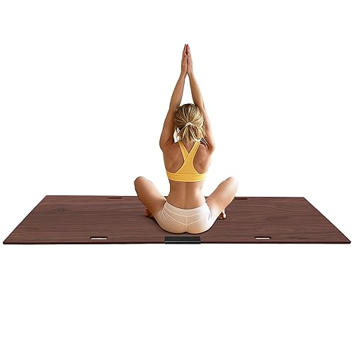 Yoga Mat Board for Carpet, Portable Yoga Mat Thick for