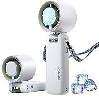 Joytential Ventilatore Turbo Portatile, Sensazione di Ghiaccio Ventilatore Ricaricabile Tramite USB