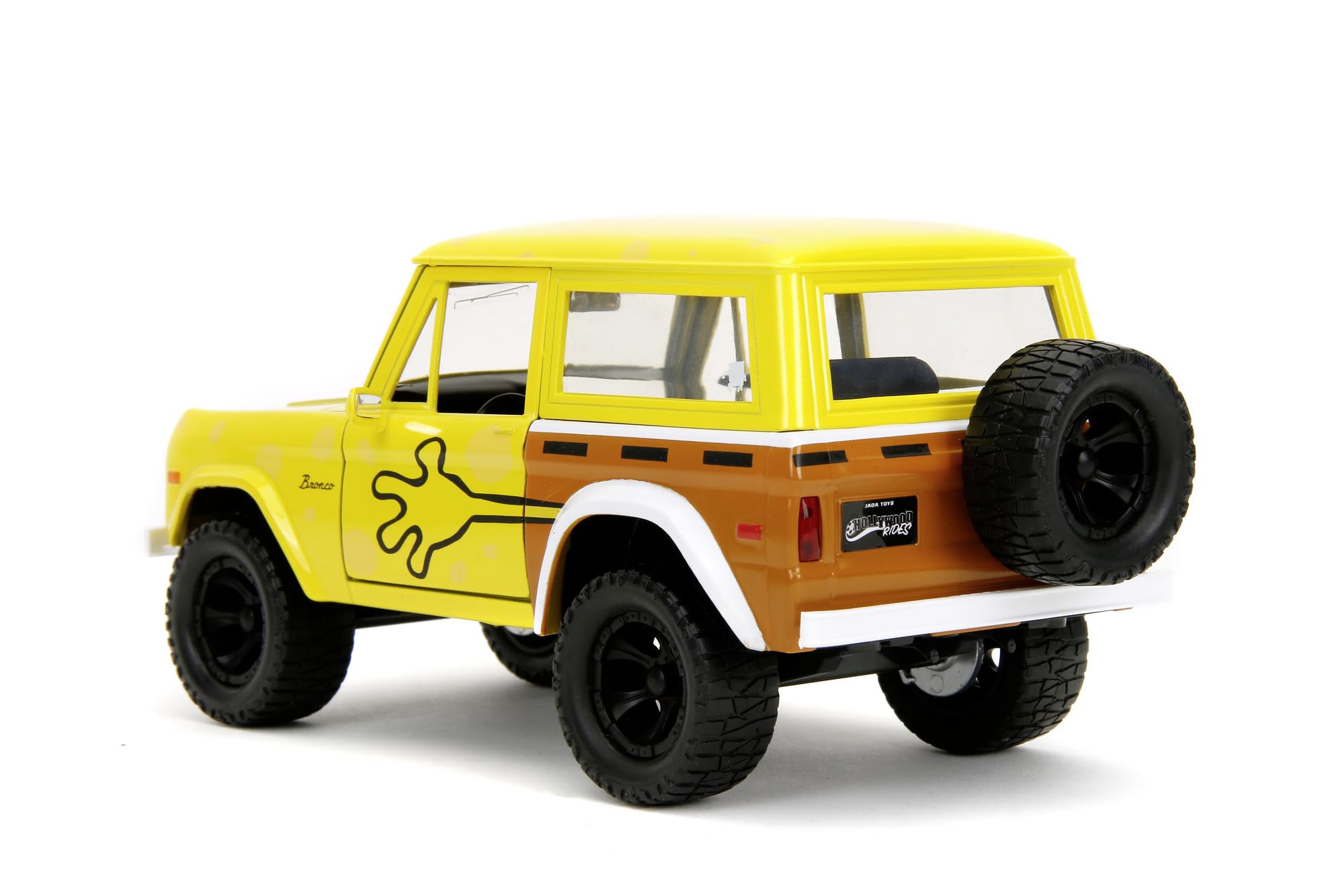JADA 1973 フォード・ブロンコ & スポンジボブ・フィギア Amazon.co.jp: Jada Toys スポンジボブ 1973 フォード ブロンコ 1:24