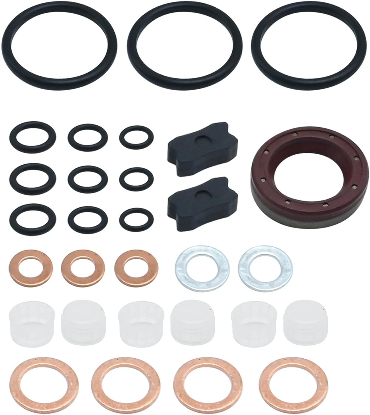 VE Injection Pump Rebuild Kit 1467010059 with Gaskets Replacement for Dodge Cummins Bosch 5.9 12V 2500 3500, 14670-10059 1-467-010-059