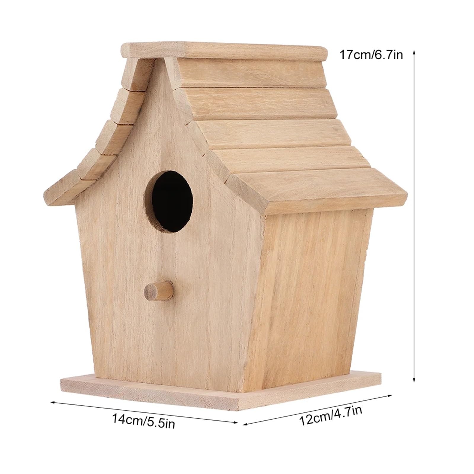 Nichoir à Oiseaux en Bois Nichoirs en Bois for Oiseaux, nichoirs Suspendus, Fournitures for Animaux de Compagnie for perroquets, perruches, Petits, Nidification Traditionnelle