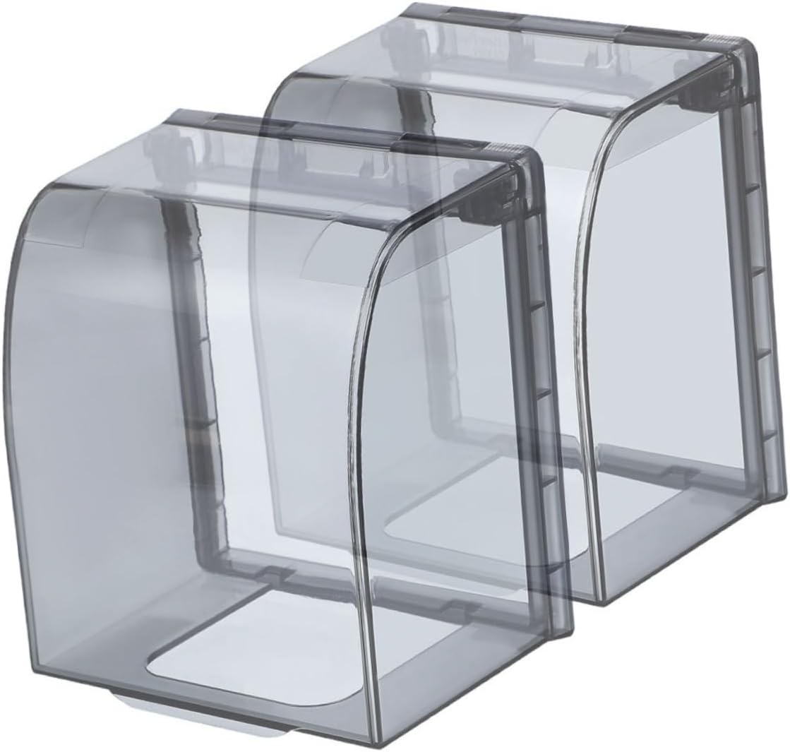 10pcs Socket Protective Case Splash Socket Box Outdoor Plug Box Weatherproof Babyproof