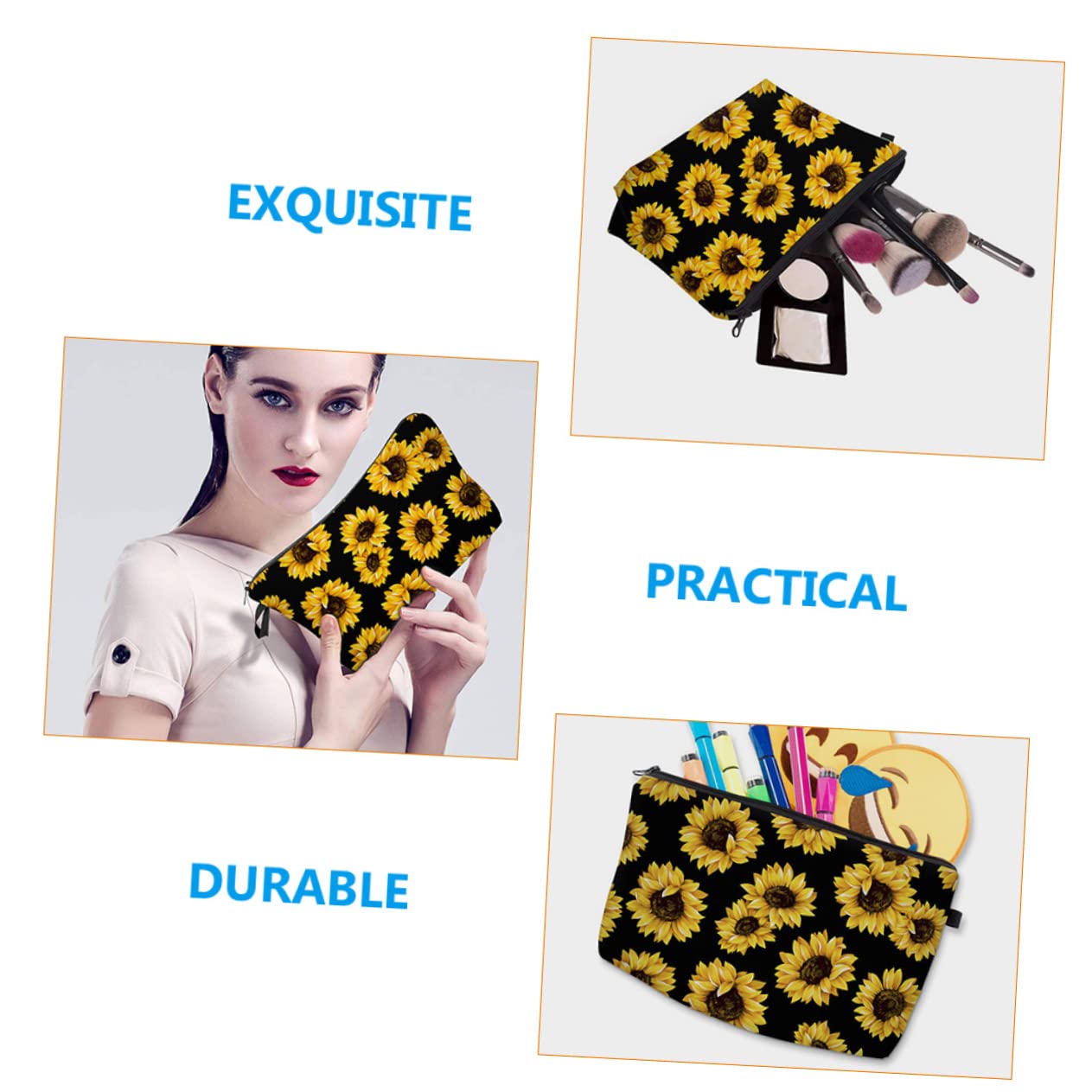 Beavorty 6piezas Bolsa De Cosméticos De Viaje Neceser De Maquillaje Portátil De Organizador De Productos De Belleza para Viajes y Uso Diario