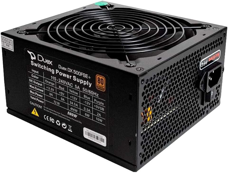 Fonte Duex DX 500W 80 Plus Bronze - DX 500FSE