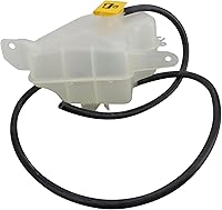 Vista 37 de TRQ Botella de desbordamiento del tanque de expansión del depósito de refrigerante del radiador compatible con Porsche Macan 2015-2018