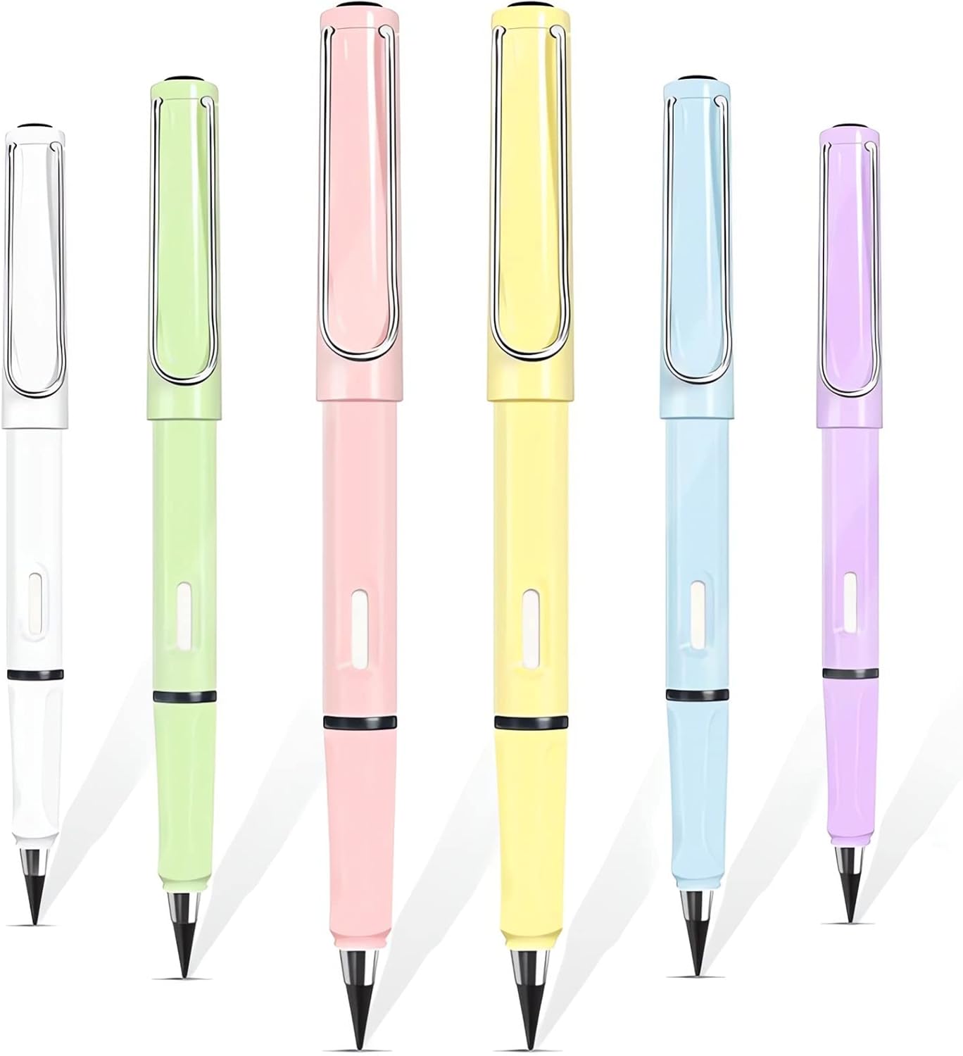 Lot De 6 Crayons à Papier Sans Encre Pour L'éternité Crayon à Papier Technologie D'écriture