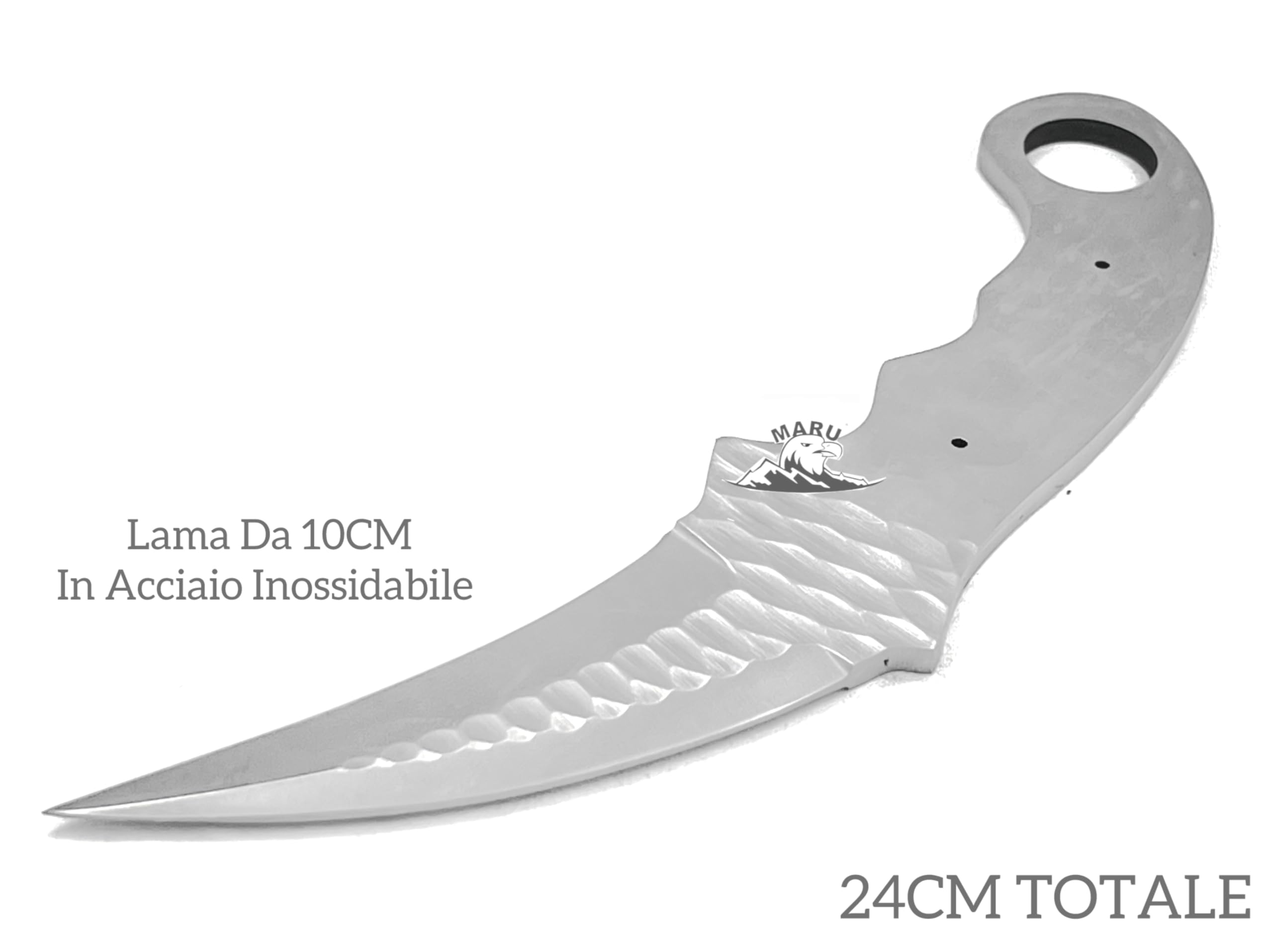 Coltello Fai da Te Grezzo Lama in Acciaio INOX 420 Blank Blade, Coltello Lama FIssa, Costruzione di COLTELLI