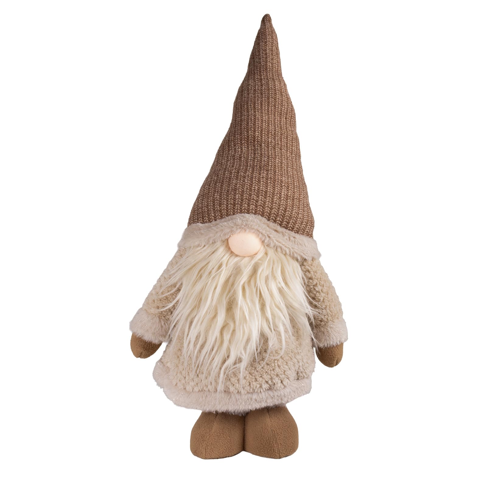 Monopol Christmas Paradise Weihnachtswichtel Teleskopbeine 45-67cm (64-90cm) Dekofigur braun