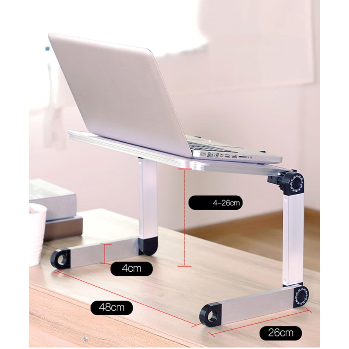 Soporte para Portátil Ajustable Ergonómico con Ventilación para Laptop y Tablet, Inclinación y Elevación Regulables