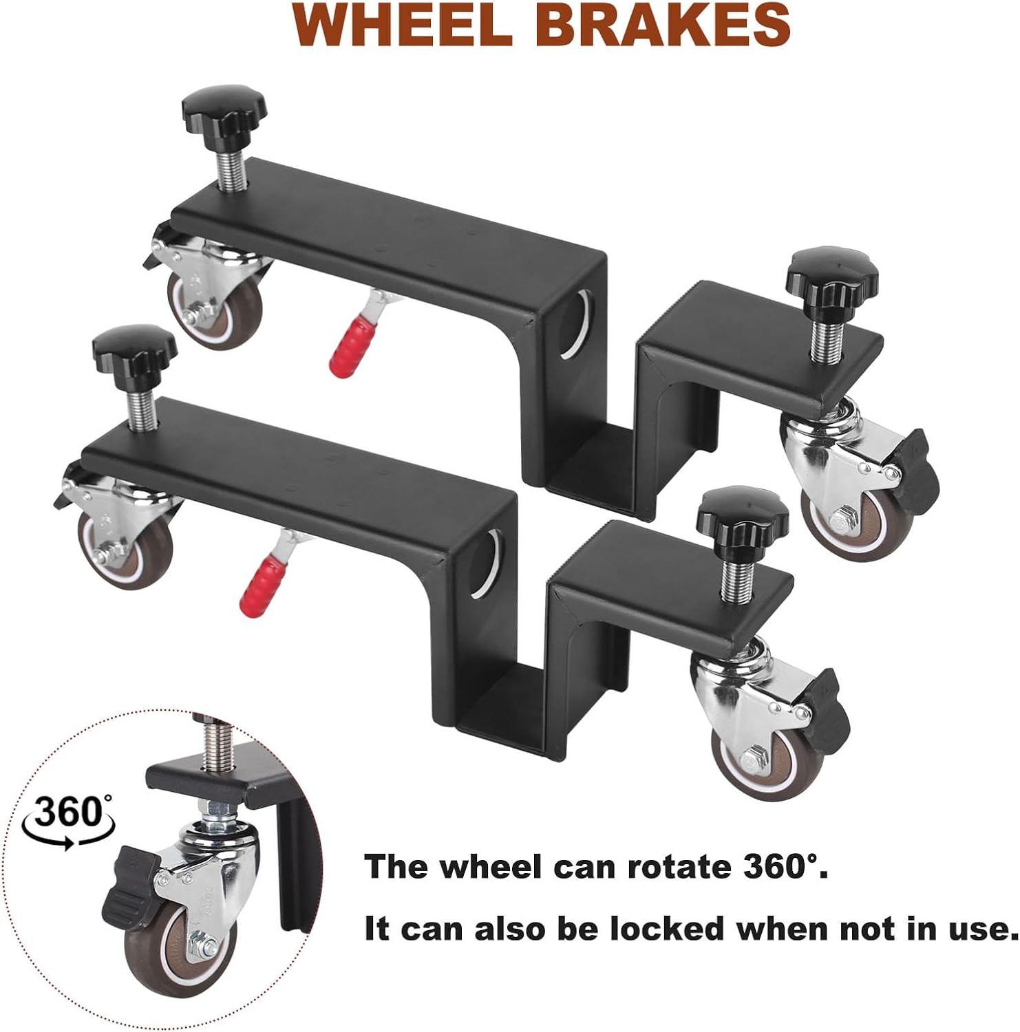 2 Pcs Heavy Duty Door Installation Dolly, Door Installation Tool Kit Easy Install, Hands Free Single Man Door Panel Installation Tools for Doors from 1.18” to 1.97” and 330 Lbs