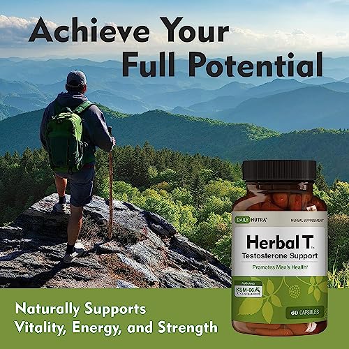 DailyNutra-Herbal-T-Mens-Health-Formula-Supplement-for-Endurance-Vitality-and-Healthy-Aging-Featuring-KSM-66-Ashwagandha-Tongkat-Ali-Tribulus-Eleuthero-and-Horny-Goat-Weed-60-Capsules