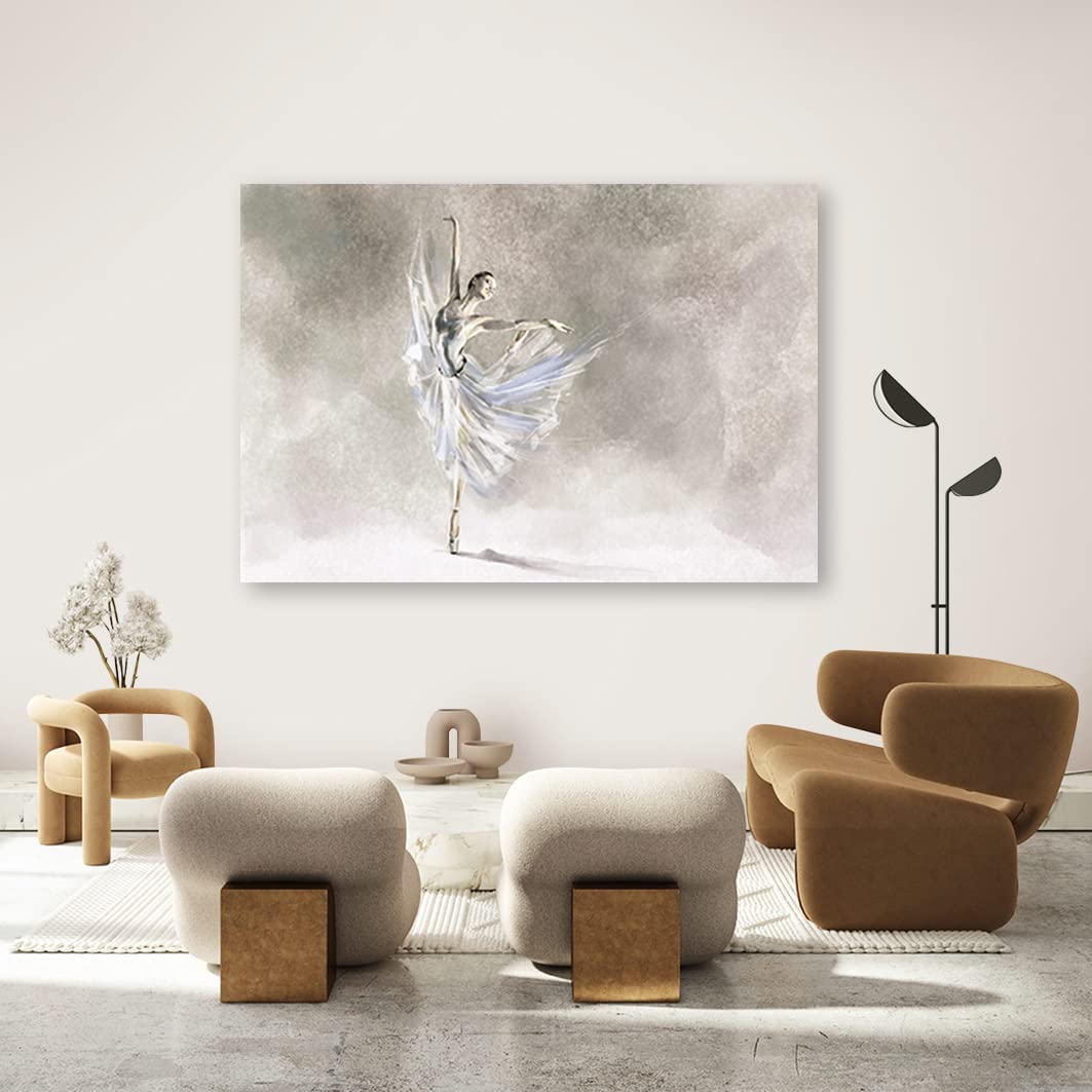 Feeby Wandbild - Wohnzimmer Modern Deko - Abstrakt Beige Schwarz