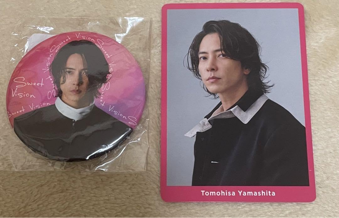 Amazon.co.jp: 山下智久 Sweet Vision Clubg 特典 缶バッジ トレカ  