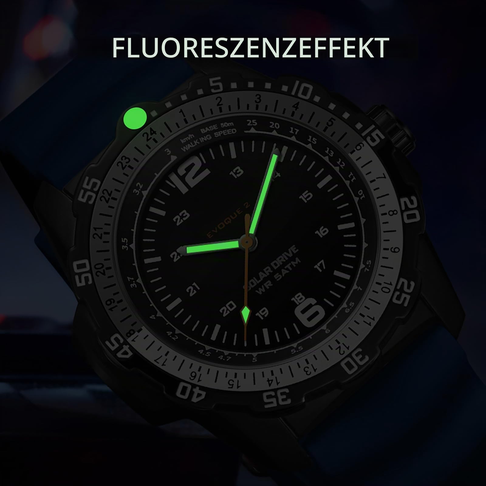 findtime Solar Uhren Herren Armbanduhr Tactical Watch Solaruhr 5ATM Wasserdicht Analog Designer Minimalistische Uhr Militär Silikonarmband Sportuhr