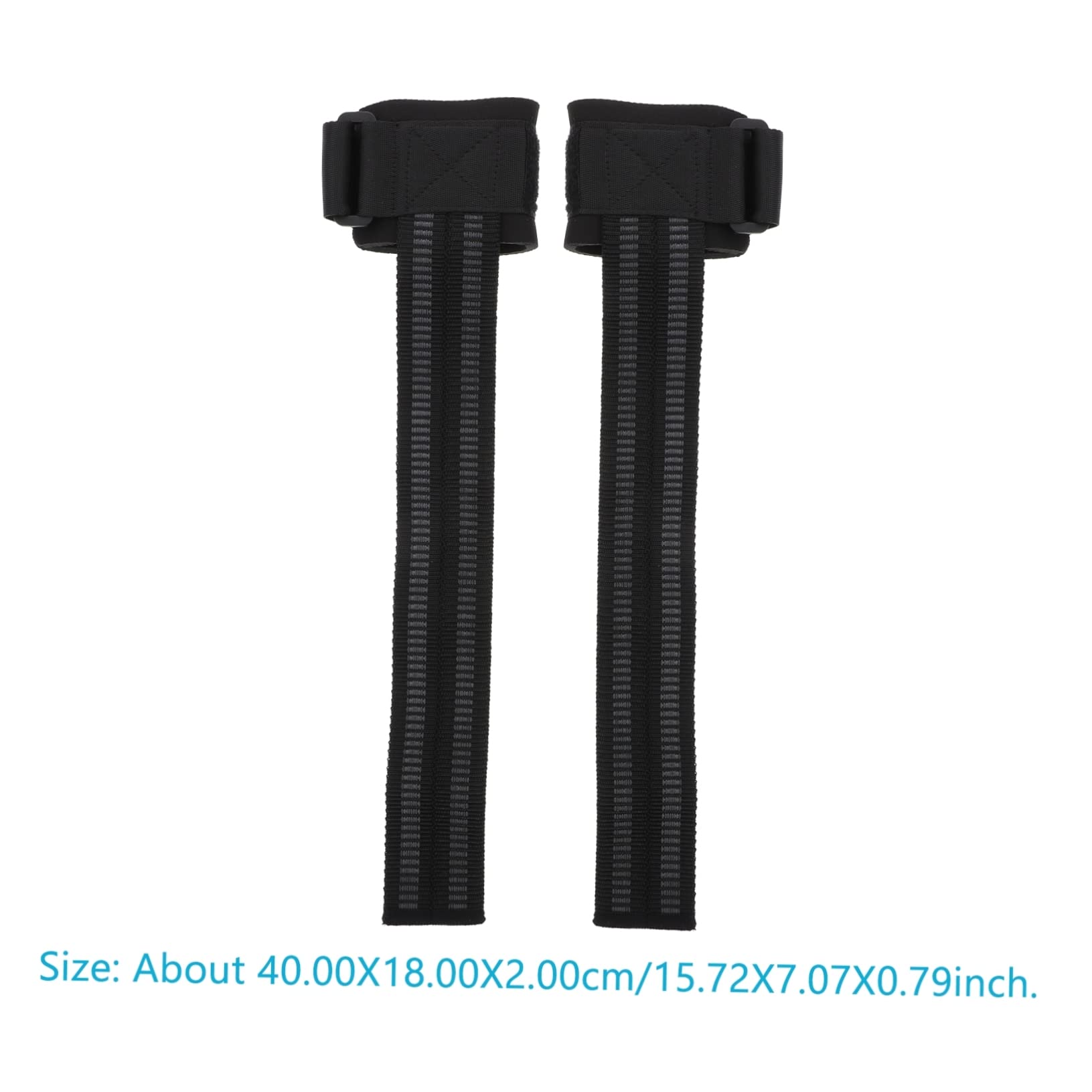 ibasenice 3 Paires Sangles de Musculation Tours Bretelles STOCHES DE LATIFIER Tracer Ceinture de Fitness Bracelet de Remise en Forme Bracelet de Sport Nylon Black