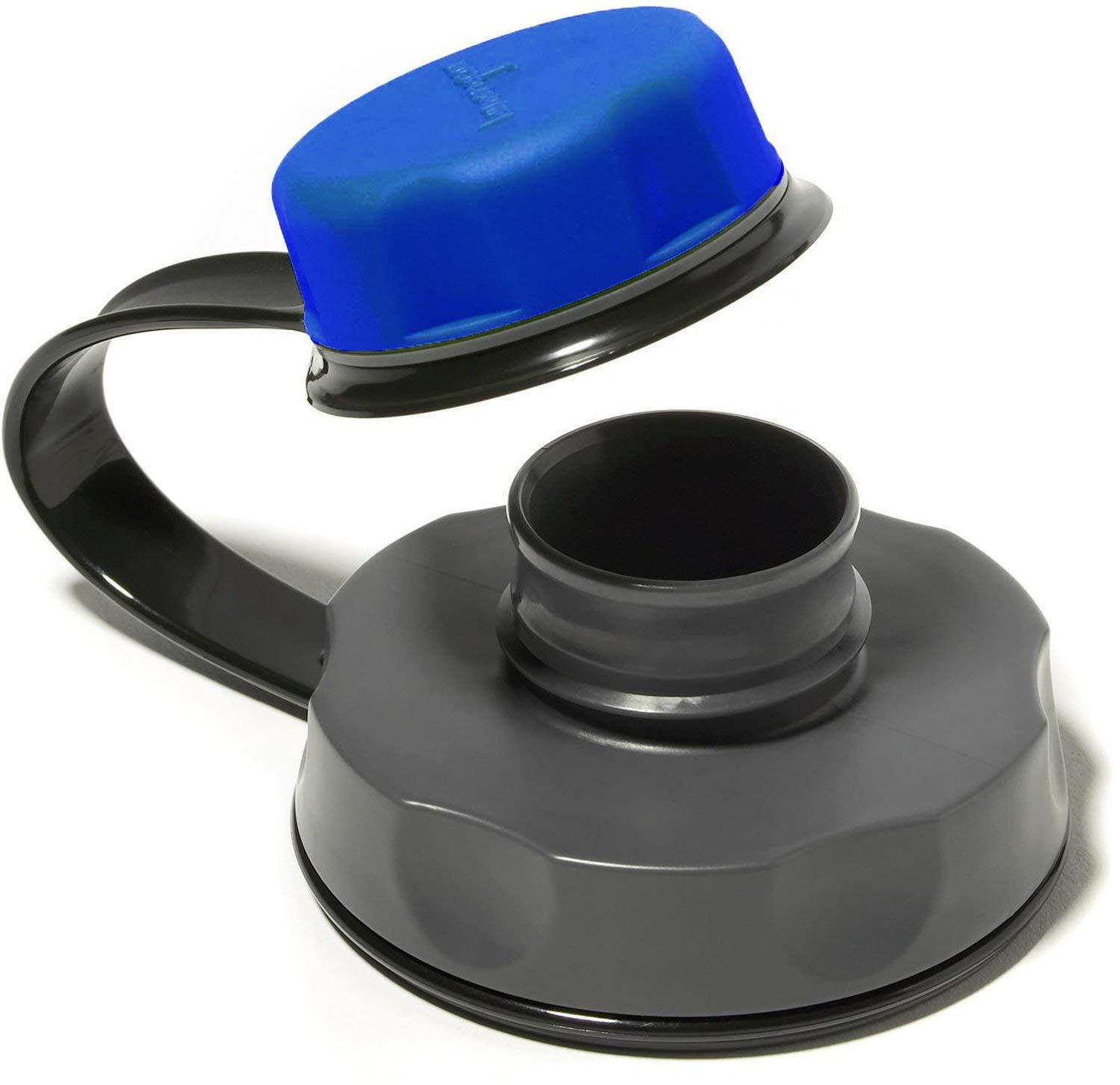 capCAP+ | Converts Wide-Mouth Openings | Secure Easy Open | Food-Safe Material | Water Bottle Accessory Lid