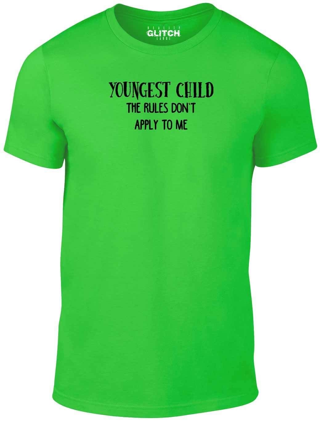 Reality Glitch Irish Green Kids Youngest Child T-Shirt
