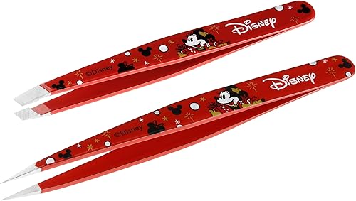 Miniatura 9 de Tweezerman Disney Mickey Mouse & Minnie Mouse Forever in Love - Juego de pinzas inclinadas y puntiagudas
