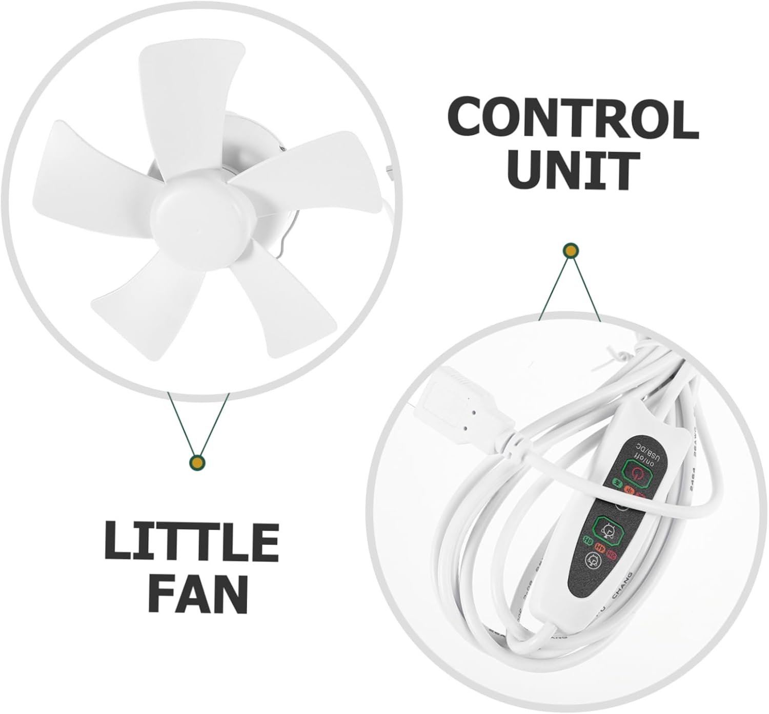 BESTOYARD Portable Tent Fan Remote Control Usb Powered Fan for Camping Dorm Rv and Emergency Use Features Timer Compact Design and Easy Installation
