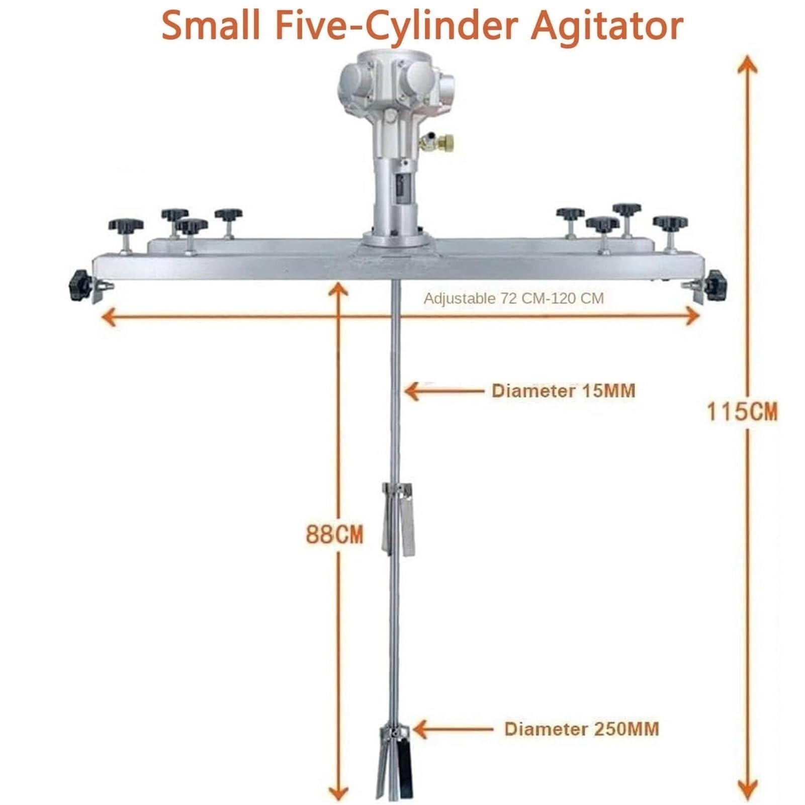 Agitador de Aire, Mezclador de Pintura neumático, máquina agitadora de Pintura, Equipo de Mezcla de Pintura para Materiales de Recubrimiento de Pintura Tint(