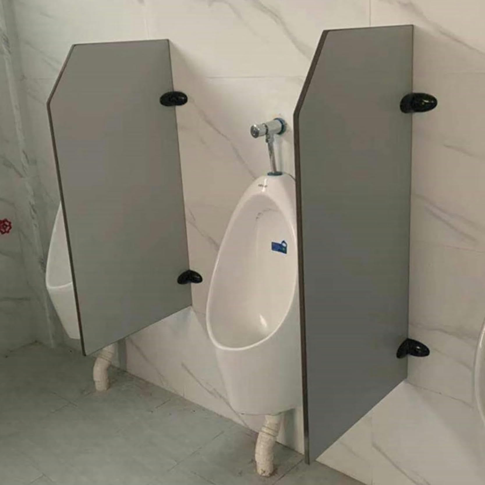 Mampara de privacidad para hombres panel separador de inodoro