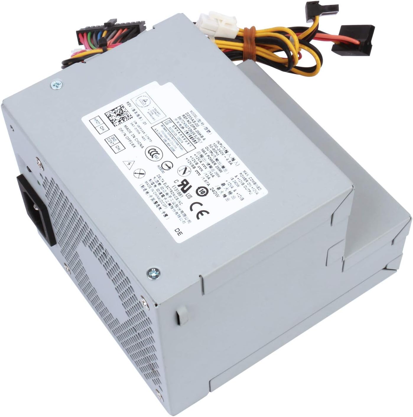 F255E-01 N249M 255W Power Supply Replacement for Dell Optiplex 580 760 780 960 980 DT PSU AC255AD-00 H255E-01 L255P-01 D255P-00 DPS-255BB A V6V76 RM110 FR597 CY826