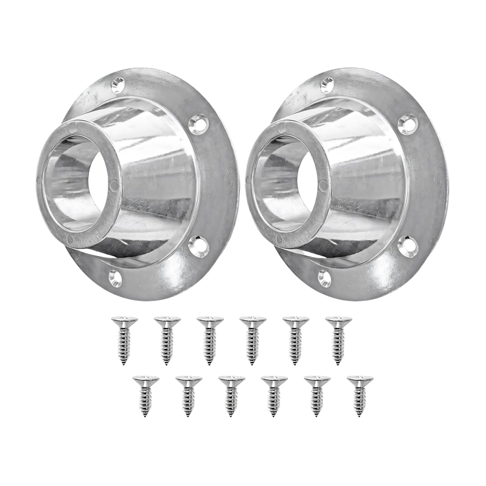 Lightweight Table Base Flanges with Smooth Surfaces Table Base Installation Set Upgrades for Rusts Protect Rustproof Steel