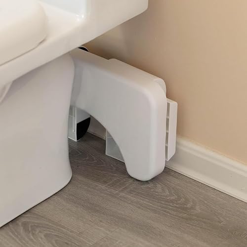 Tabouret de toilette pour salle de bain, toilette accroupie, plateau de siège multifonction amovible, marchepied portable pour salle de bain à domicile, portable, tabouret de toilette accroupie - 7