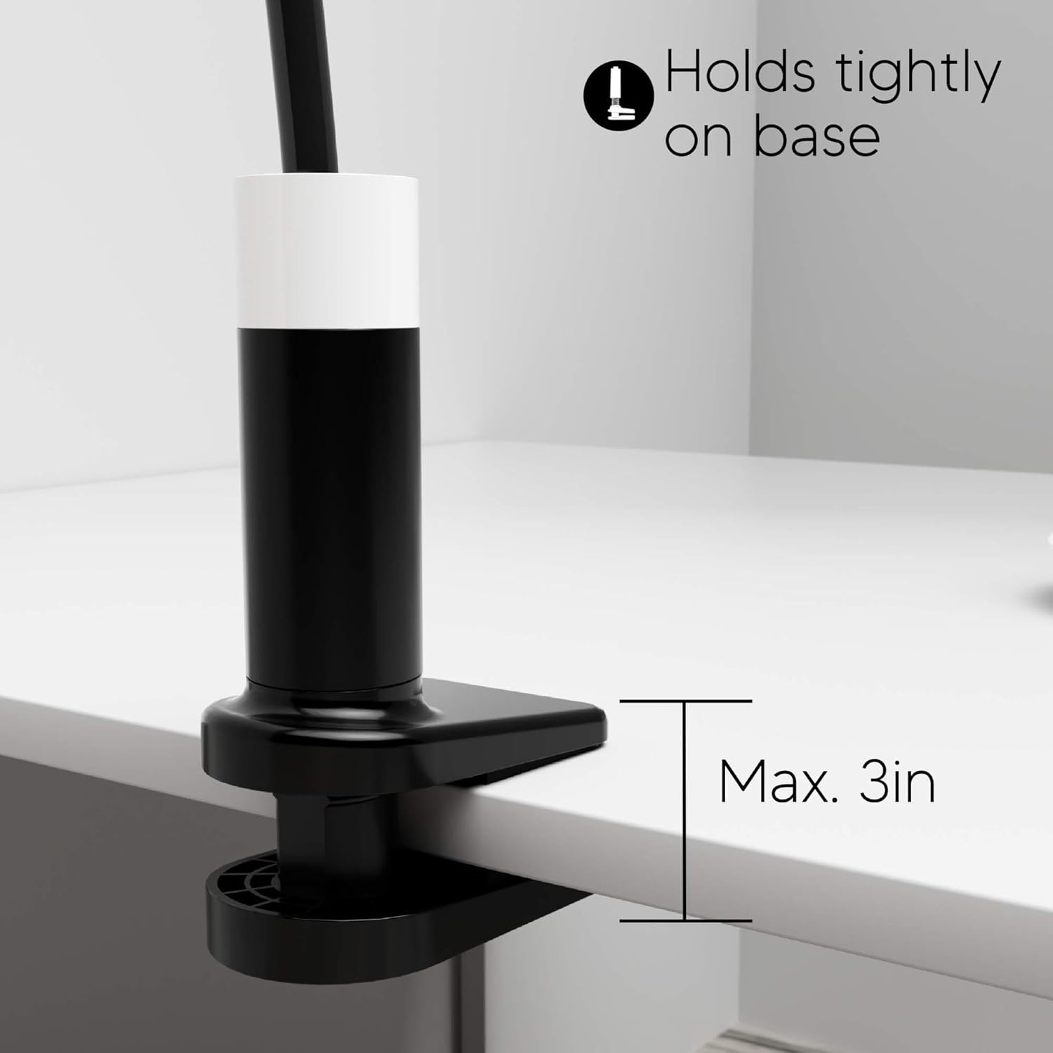 Phone Holder, Magnetic Flexible Long Arm Phone Mount for Desk Bed Bedside Table, Overhead Cell Phone Clip Bracket Clamp Stand for iOS 15 15 Pro 15 Plus
