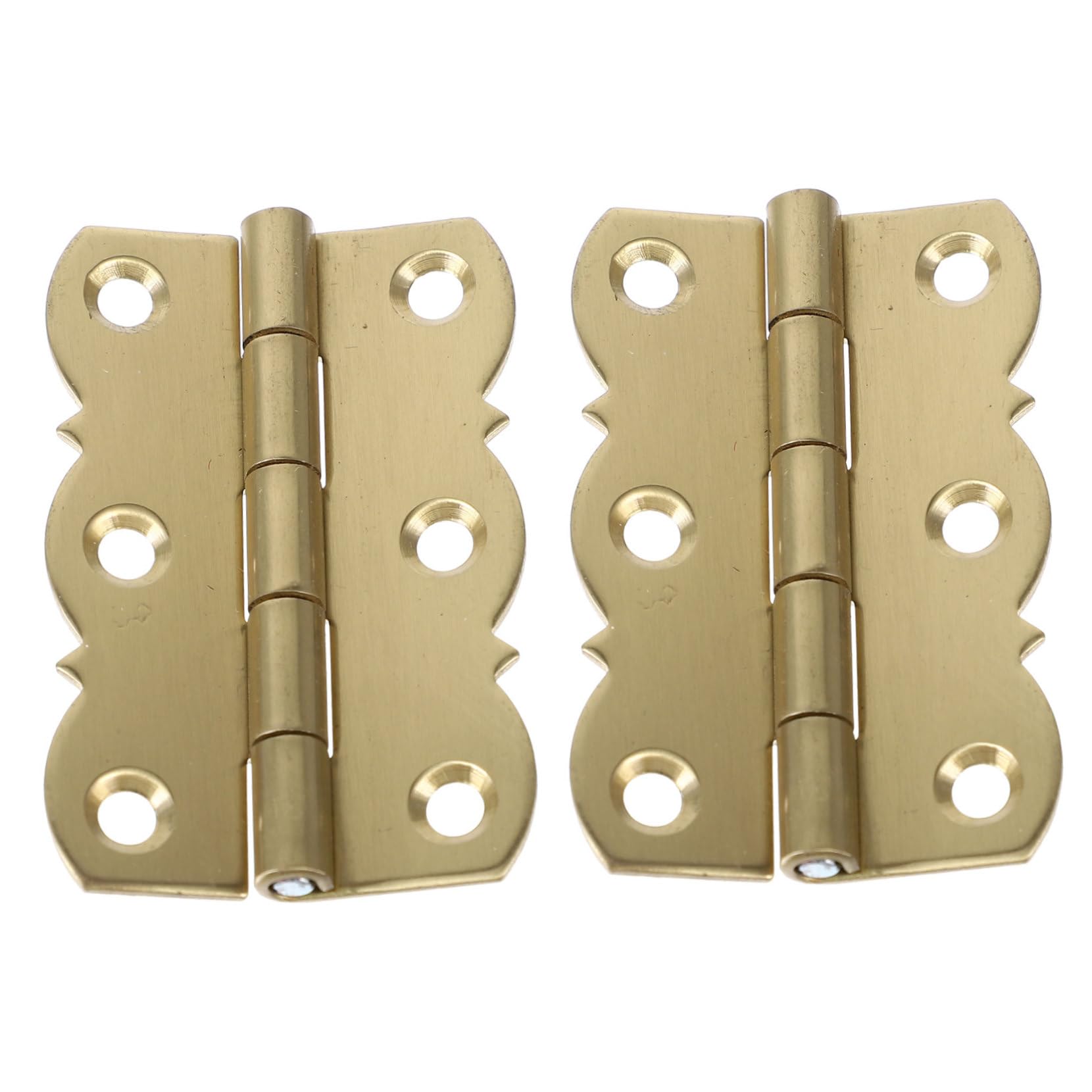 DOITOOL 10piezas Bisagras Para Soportes De Música De Piano y Estanterías De Resistencia Alta Dureza y Durabilidad Diseño Acabado Dorado