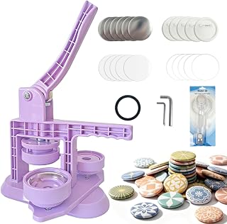 Button Maker Machine 58mm(2.25in) DlY Pin Maker Machine,Installation-Free Button Maker with Button Parts Films & Pictures & Circle Cutter