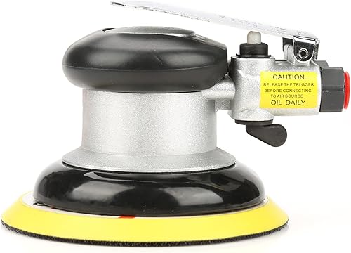 Miniatura 8 de Walfront AT-780 Lijadora orbital aleatoria de aire de 5 " 4" Pulidora redonda Herramienta de lijado manual neumática Lijadora de palma (4 "),